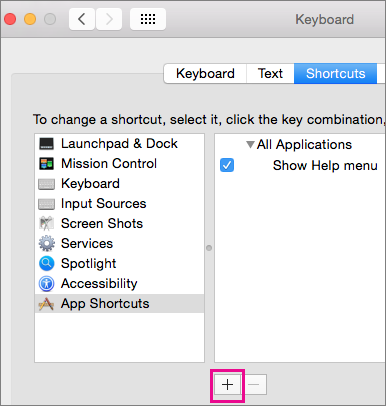 How To Set A Hot Key For Excel Mac