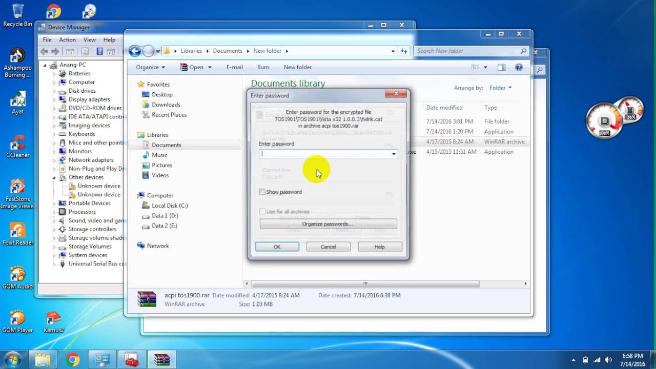 Acpi tos1901 driver download windows 7 free